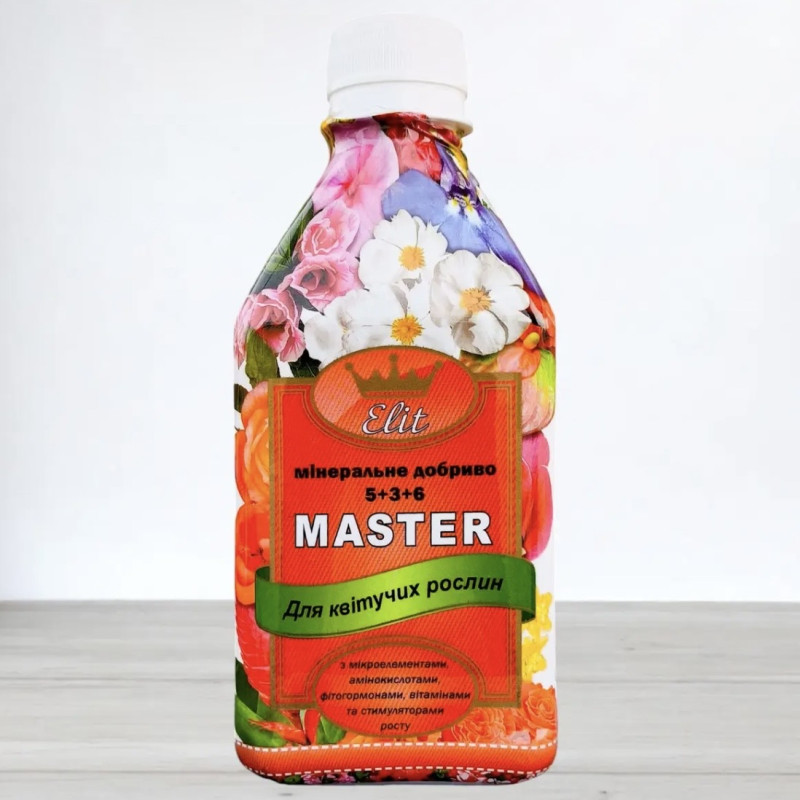 Добриво Elite Master для квітучих рослин (NPK 5-3-6 + Мікроелементи)