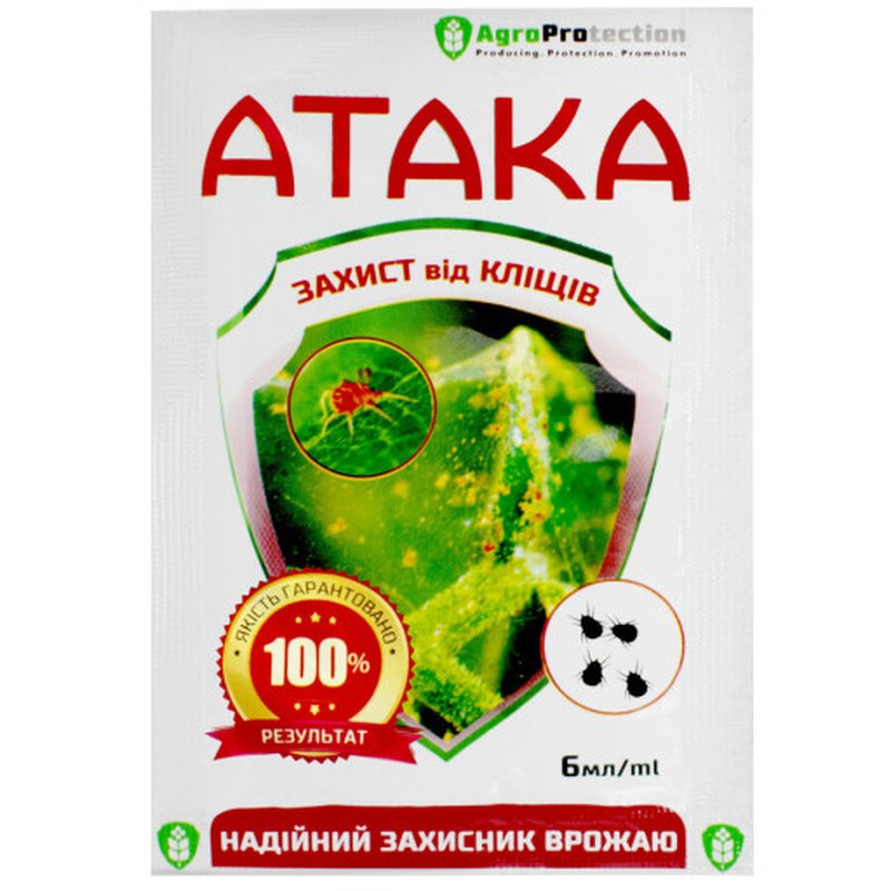 Атака захист від кліщів 6 мл інсекто-акарицид