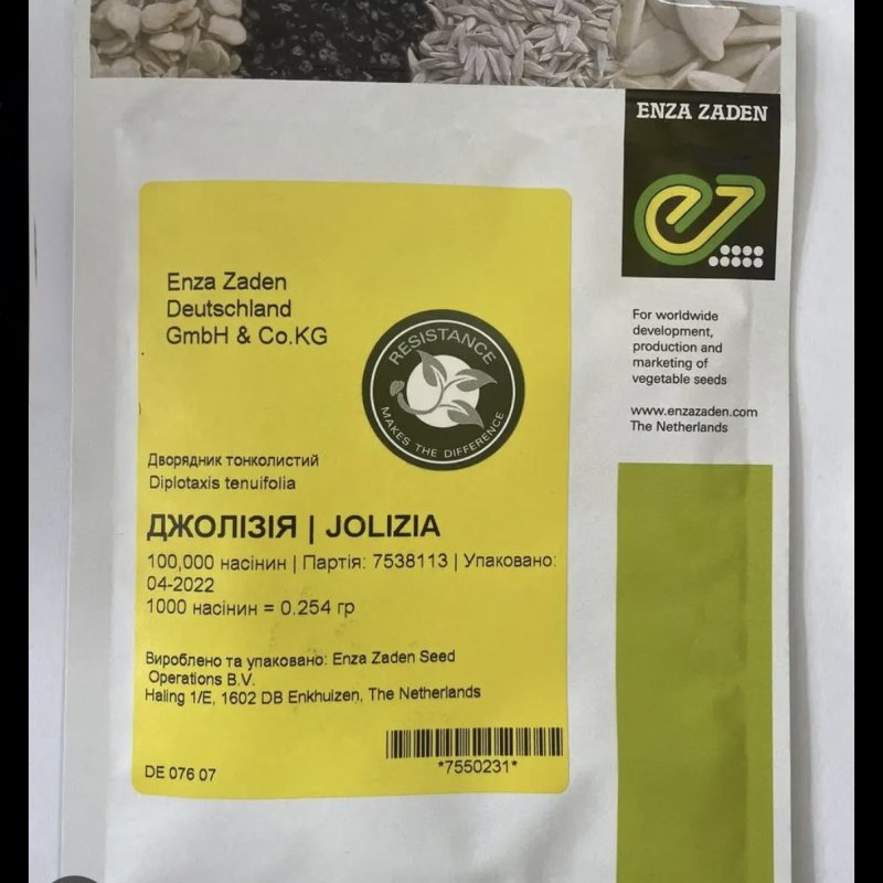 Enza Zaden Рукола Джолізія